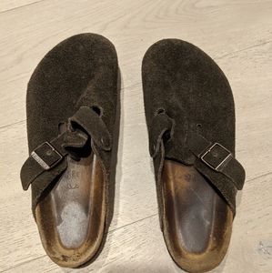 Birkenstock Men's Suede Clogs